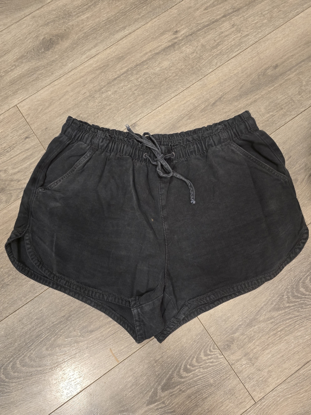American Eage Sz L Women's Black Drawstring Lounge Shorts